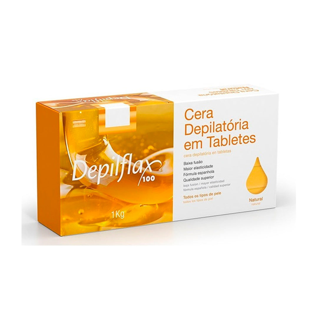 Cera Para Depilar Natural 1kg - Depilflax