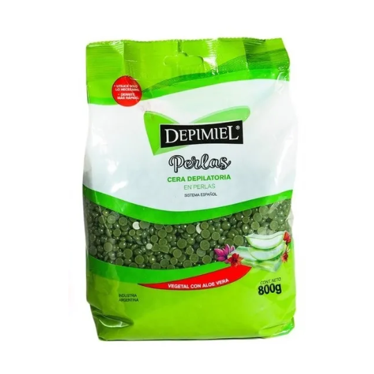 Cera Vegetal depilatoria en perlas Depimiel de 800g