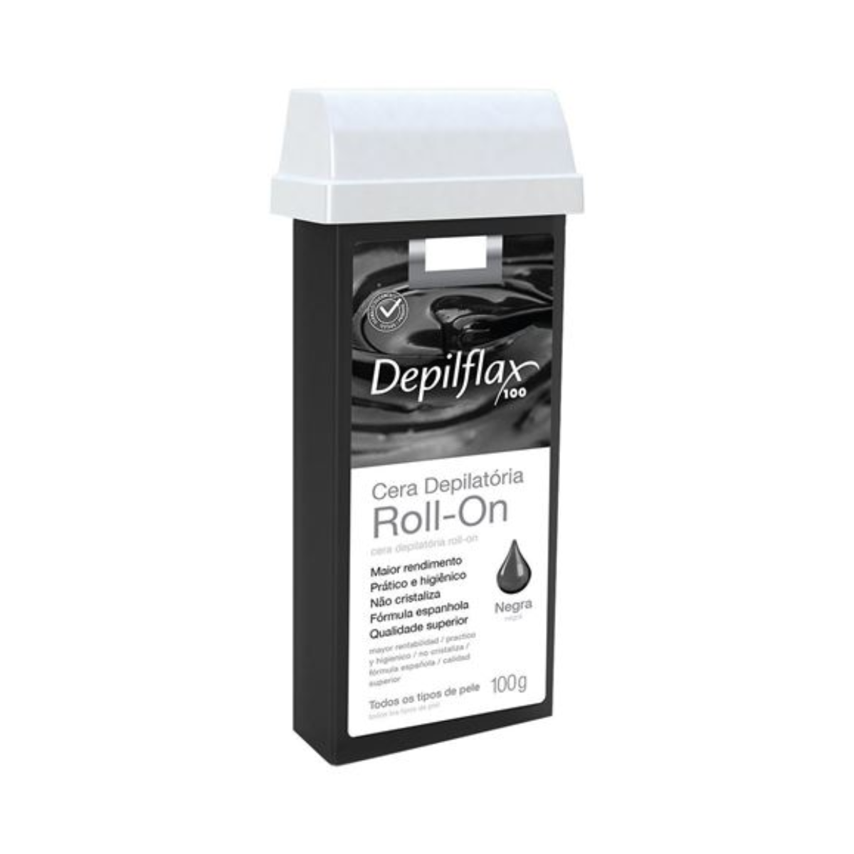 Cera Roll on negra Depilflax 100g