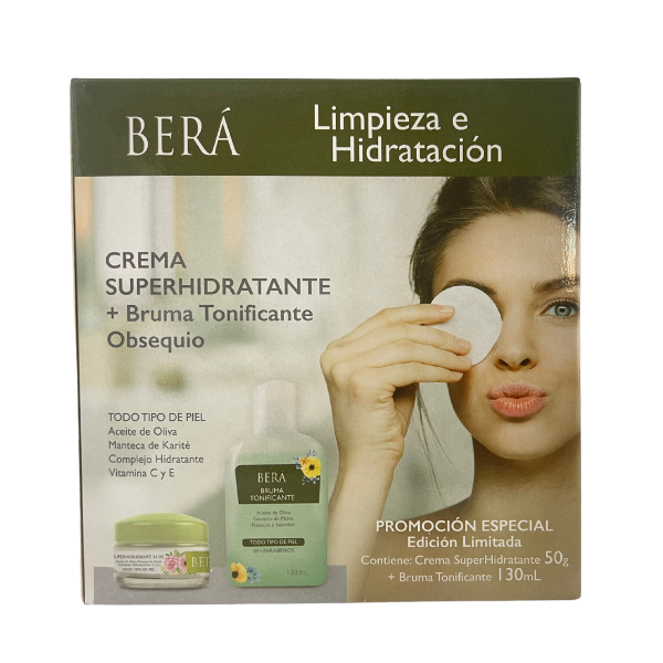 Pack Crema super hidratante + Bruma tonificante Berá