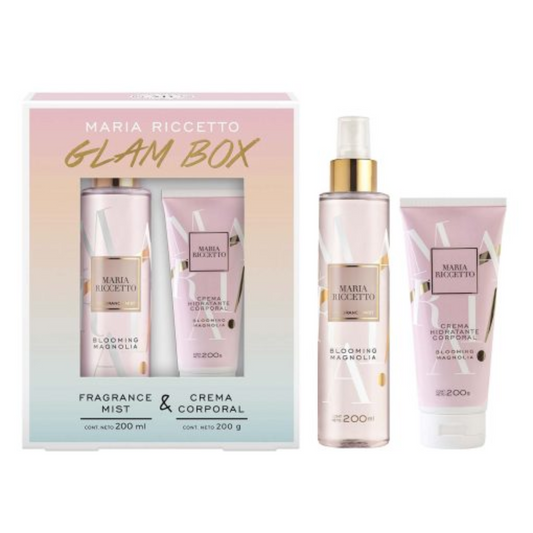 Fragrance Mist 200ml + Crema Corporal 200g Blooming Magnolia Maria Richeto