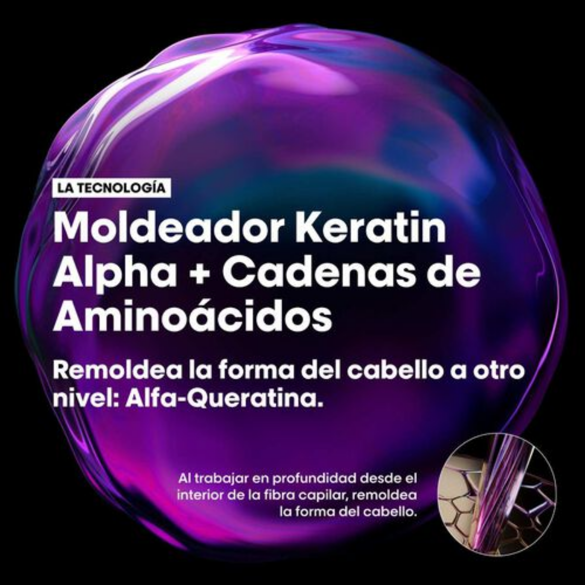 Shampoo Keratin Alpha Sleek L´oreal 300ml
