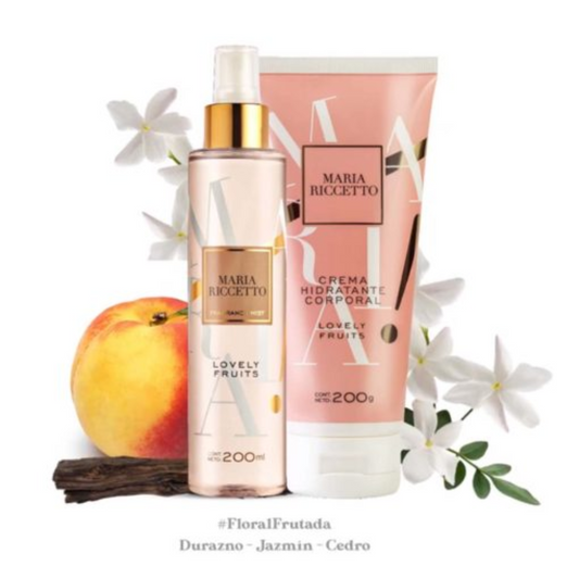 Fragrance Mist 200ml + Crema Corporal 200g Lovely Fruits Maria Richeto