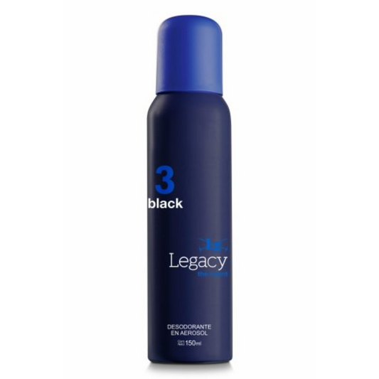 Legacy 3 Black Desodorante 150ml