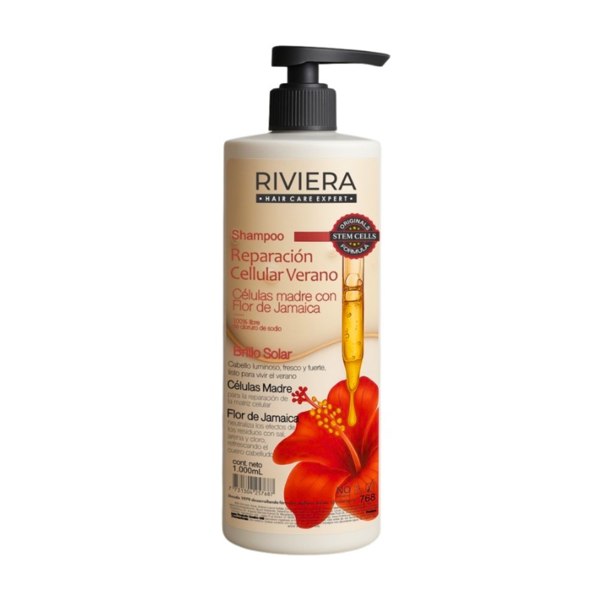 Shampoo Reparación Celular Verano 1Lt Riviera