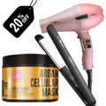 Pack Promo Máscara Argán Cellular + Secador Mega + Plancha Mega Professional
