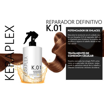 Kit Keraplex Riviera 2 Pasos + Gorra electrica
